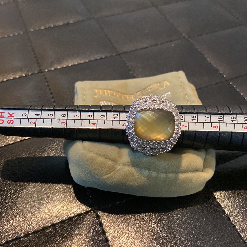 Judith Ripka Stirling silver ring - Picture 3 of 5